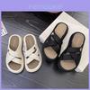 Stylish Summer Platform Sandals For Women In Black And Beige With Comfortable Thick Sole