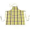 Long 90cm Length [Friends Hill] Apron, Multi-Check, Yellow,