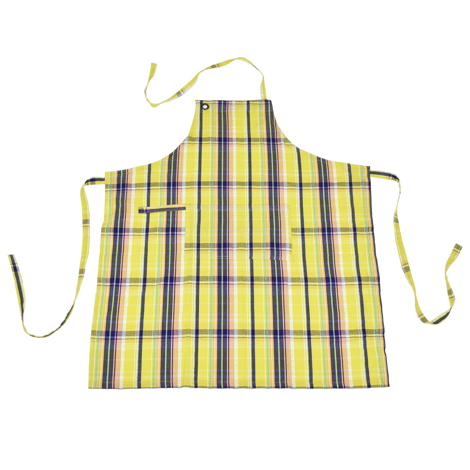 

Длинный фартук длиной 90 см [Friends Hill], Мульти-клетка, Желтый,