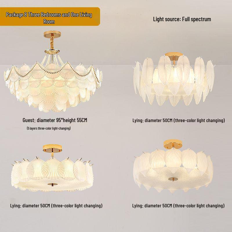 Modern French Crystal Pearl Chandelier for Living Room and Dining Room