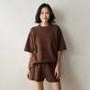 Loose-Fit Cashmere Sweater: Mid-Length, Short-Sleeve, Round Neck, Slim Fit, Autumn/Winter Knitwear