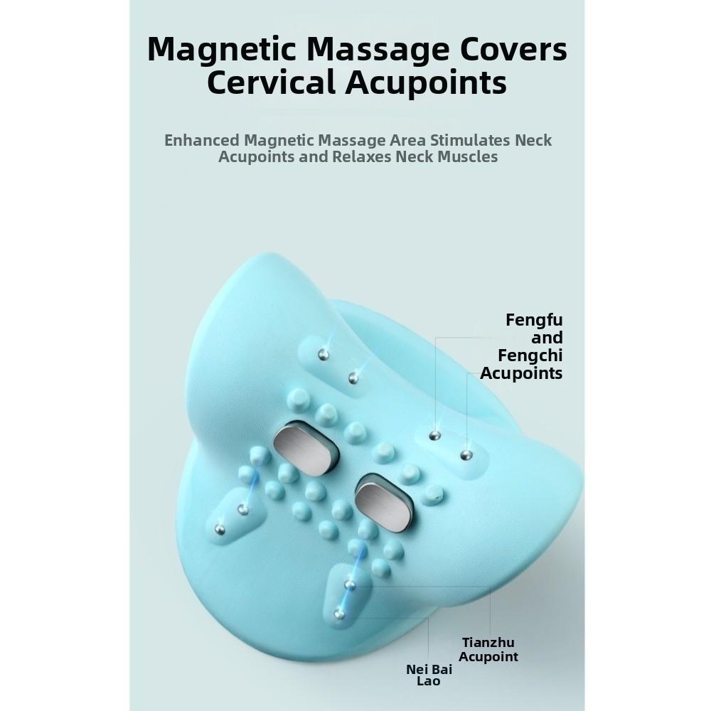 EMS Cervical Massager Neck and Head Acupoint Massage Pillow  Cervical Support
