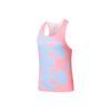 Color Block Running Sports Vest Women Tops White Blue Red SC1239111-2