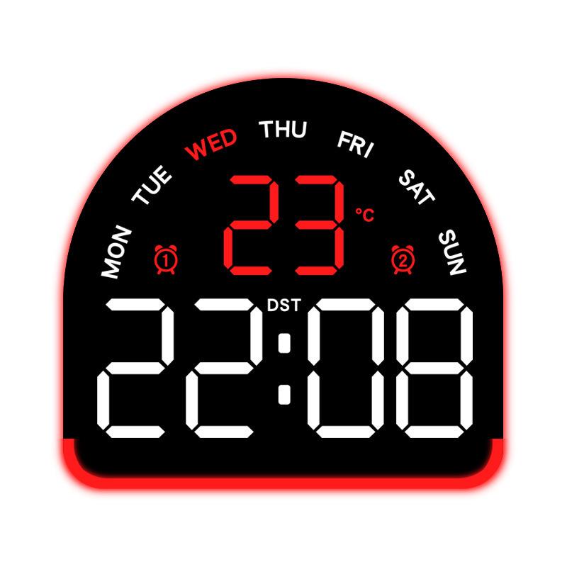 Multifunctional LED Ambient Alarm Clock with Temperature Display and Multiple Alarms