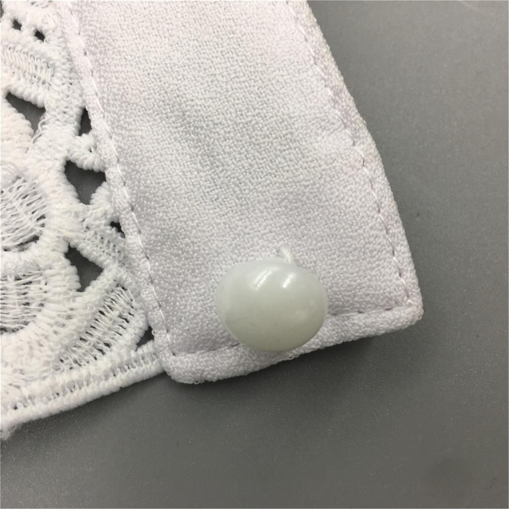 1pc Removable Blouse shirts Doll Collar fake collars apparel fabrics sewing accessories 3D supplies embroidered appliques pearls