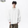 Foss Phil Men's W-37 Solid Color Casual Crew Neck Sweatshirt