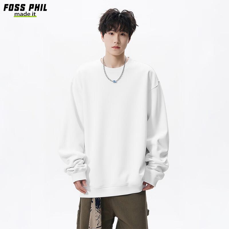 

Foss Phil Мужской однотонный повседневный свитшот с круглым вырезом 2XL