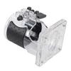 Wood Router Base for RT0701C WU601 Electric Trimmer Machine with Adjustable Screws and Transparent Plastic Metal Design