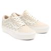 Vans Old Skool Platform Woven - Blanc De Blanc Unisex Sneakers White Leather VN0A5KX99GY