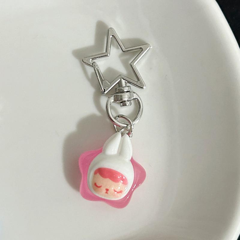 

Kawaii мультфильм животные пентаграмма светящийся брелок креативная девушка сердце светится в темноте брелок сумка кулон автомобиль ключи аксессуары