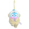 Ugly Hanton Fish Cross Dressing Otter Hold Shell Plush Pendant Keychain Doll