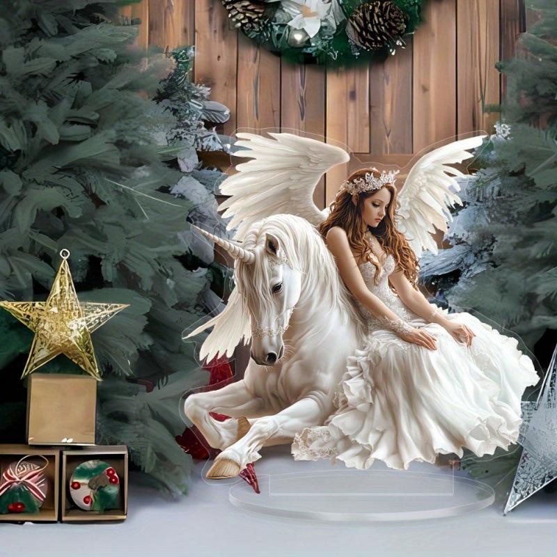 

Decorative with Angel and Ponytail, Home and Office Desktop Decoration, Unique Gift for Nature Enthusiasts, Home Tabletop Decorations, Nurseries 20*20cm