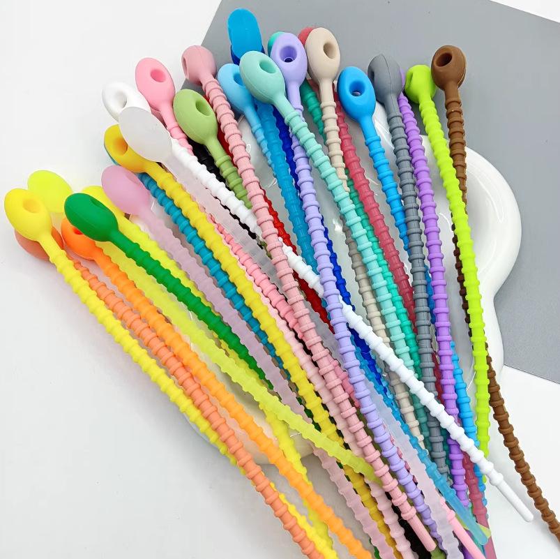 Stretchable Silicone Keychain and Toy Cord