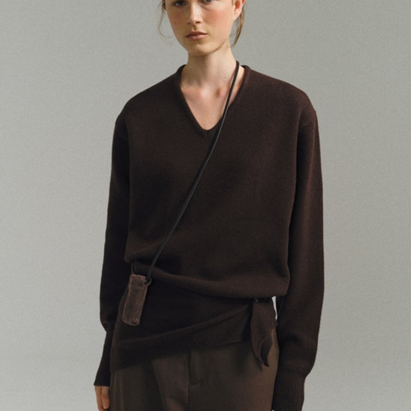 AUBOUR knit button scarf (7color)