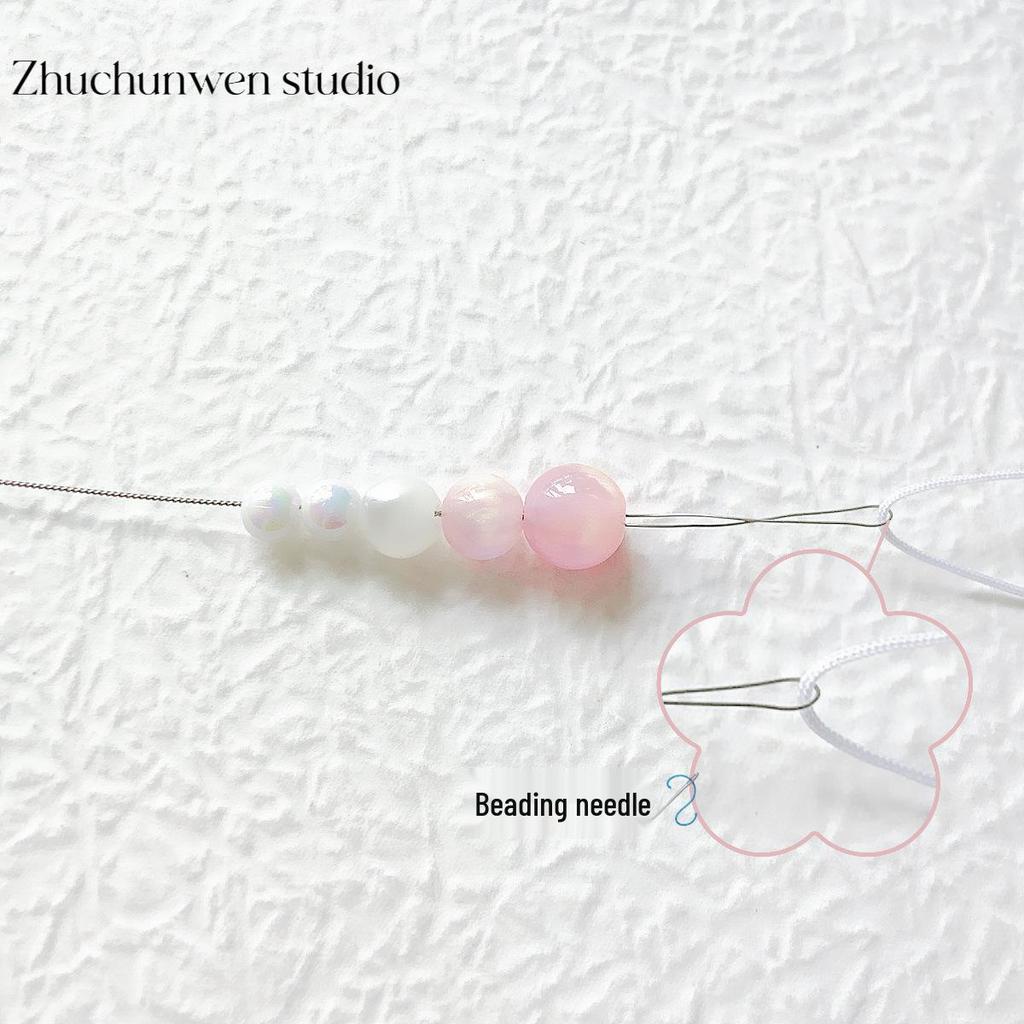 Ac cu Gămălie Răsucită pentru Înfilat Mărgele și Făcut Brățări