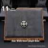 Cercei Stud Trendy Cruce Cupru Alb Argint Thai 925 cu Diamante Colorate pentru Bărbați și Femei