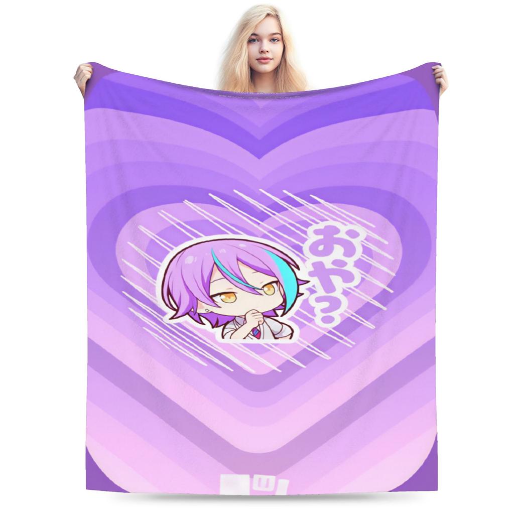 Project Sekai Rui Kamishiro Anime Spiel Decke Weiche Bedruckte Plüschdecke Für Mädchen Jungen Schlafzimmer Flanell Tagesdecke Bettbezug