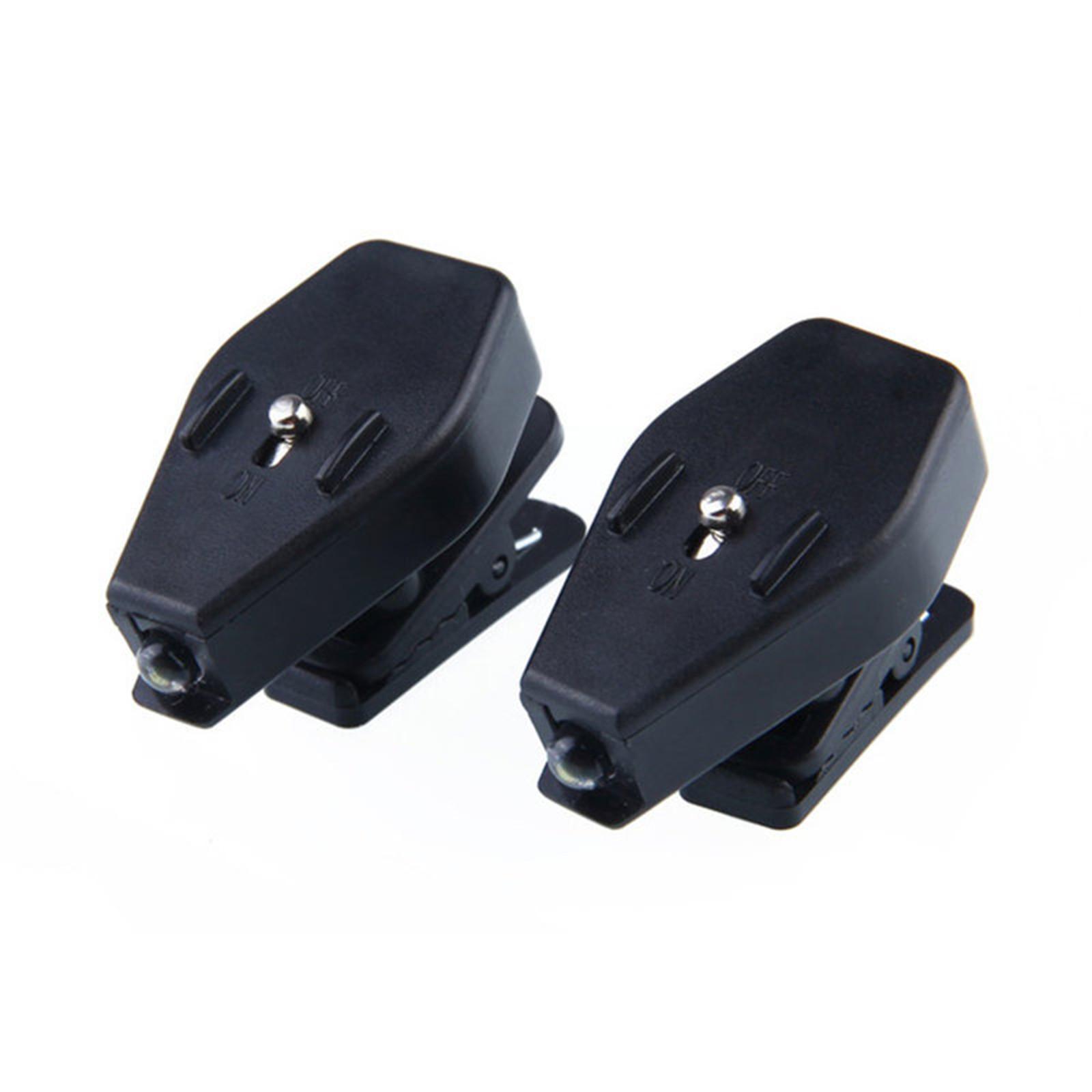 

Светодиодные очки с зажимом для чтения, универсальный гибкий фонарик, светодиодный светильник с зажимом для очков, регулируемый зажим для очков, лампа One Size чёрный