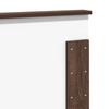 Headboard Brown Oak Effect Particleboard
