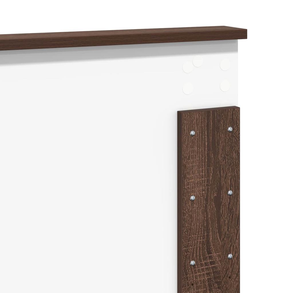Headboard Brown Oak Effect Particleboard