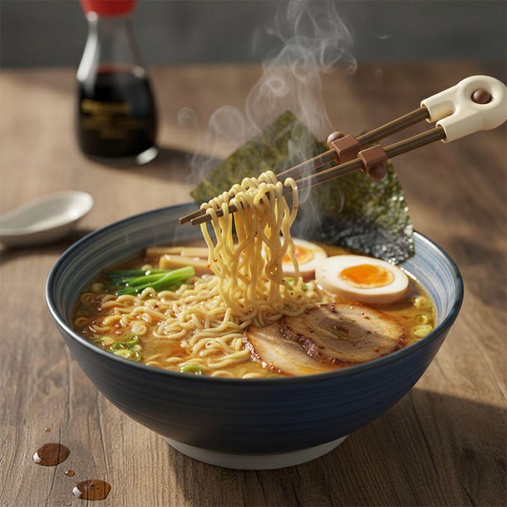 With Storage Box Training Chopstick Wood Non Slip Chopsticks Trainer Detachable Silicone Connector Chopstick Training Helper