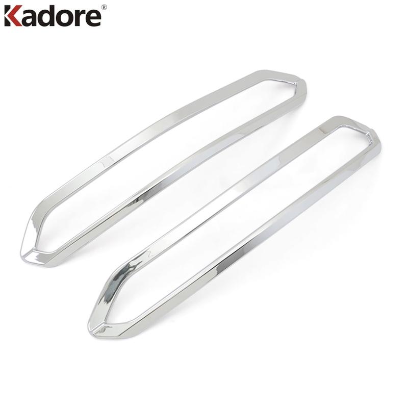 

Car Rear Fog Light Lamp Cover Trim For Volkswagen VW Teramont Atlas 2017- Chrome Tail Foglights Bezel Trims Accessories