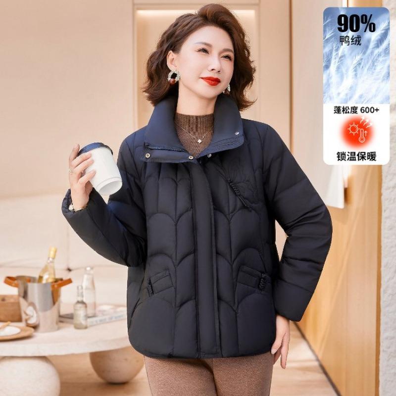 White duck down jacket winter new short down jacket women 0 loose