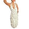 Europe, America 2026 summer new temperament ruffle edge polka dot elegant beach vacation dress