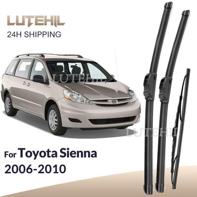Für Toyota Sienna XL20 2006-2010 2007 2008 2009 Scheibenwischer Vorne & Hinten Wischerblätter Windschutzscheibe Windschutzscheibe Fensterwischer 26"+19"+16\"