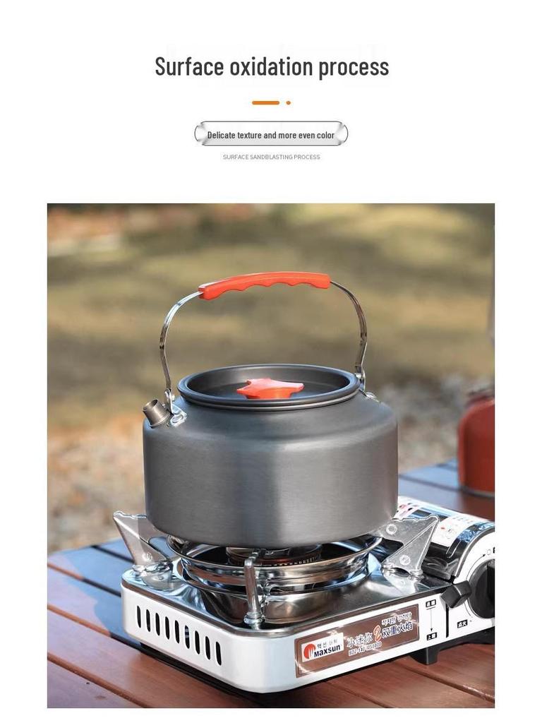 Outdoor Coffee Pot 2.0/2.5L: Large Capacity Mini Kettle for Mountaineering, Fishing, Camping, and Boiling Water