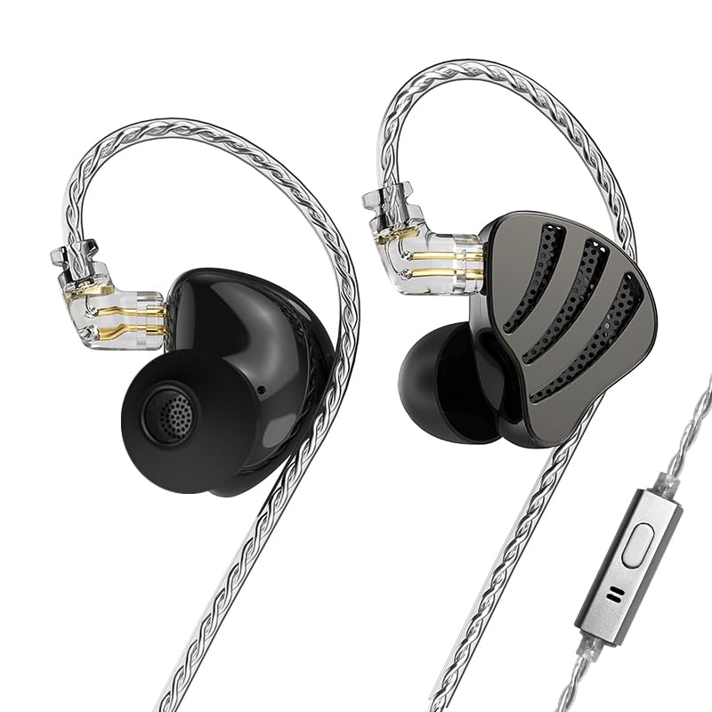 

Hifi Kingdom ND-NICE Hybrid (1DD+1BA) Wired In-Ear Monitors Black with Mic