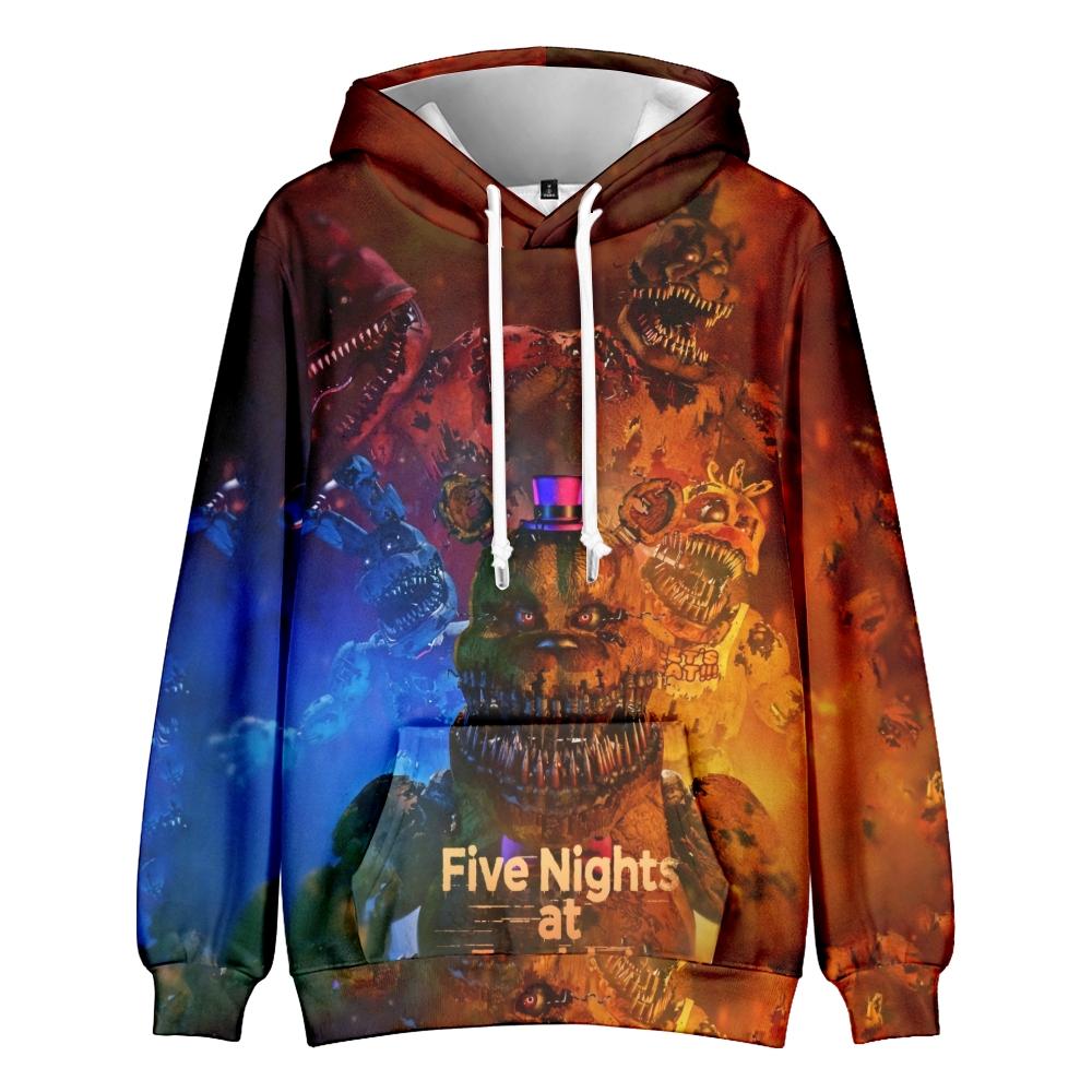 Five Nights At Freddy's Hoodie Harajuku Autumn Pullover Fashion Unisex Long Sleeve Casual Streetwear Loose Outdoor Clothes