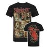 T-shirt Slipknot Nouveaux Masques Rock Métal Groupe Officiel Nouveau Noir