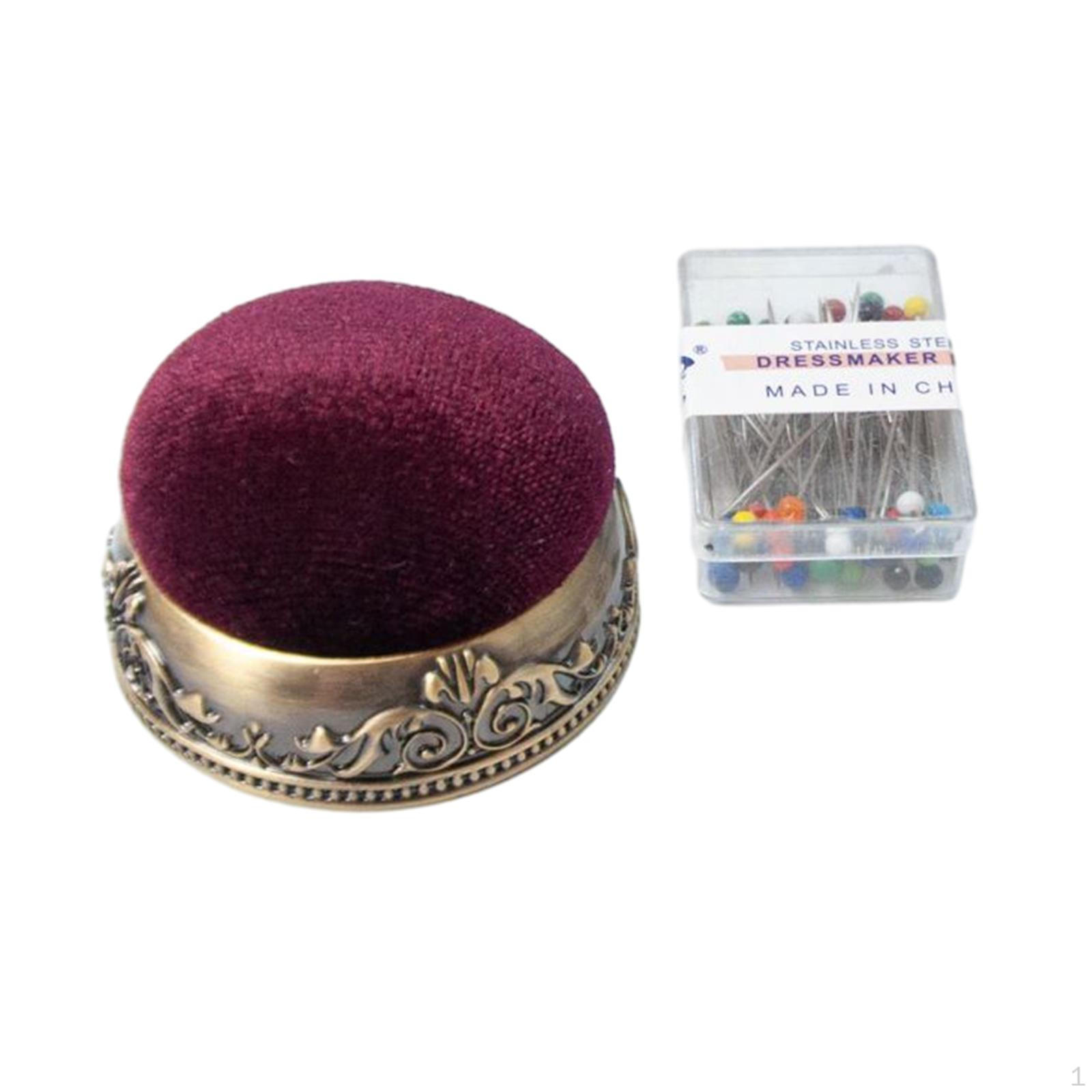 

Игольчатые подушечки для иголок с швейными булавками Предметы первой необходимости ювелирных изделий Red B