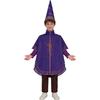 Multifunctional Role Play Outfit Includes Jacket Pants Cape Hat Roleplaying Clothes For Cosplay Event And Themed Parties