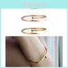 Stylish European And American Nail Bracelet With Sophisticated Design