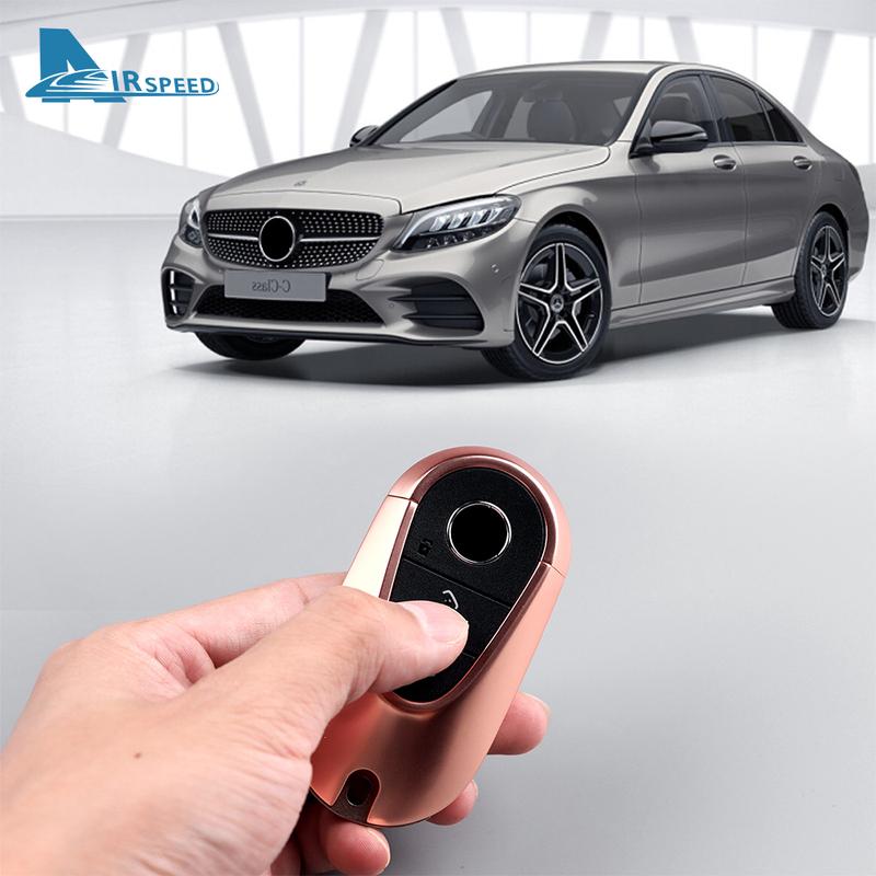 Rose Gold Car Remote Key Case Trim Cover for Mercedes Benz C S Class W206 W223 S350 C260 C300 S400 S450 S500 2024 2025