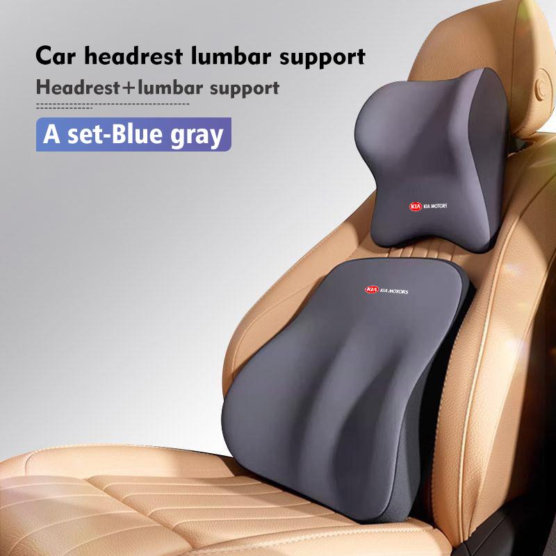 BBEI1 For KIA Car Seat Headrest Neck Pillow Memory Foam Cushion Protect Cover Accessories Cerato Soul Venga Forte Spectra Sedona Niro