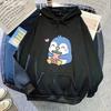 Bubble Boba Milchtee Cartoon 2d Hoodies Damen Pinguin Grafik Bedruckte Sweatshirts Kleidung Kawaii Harajuku Hoodie Freizeitkleidung
