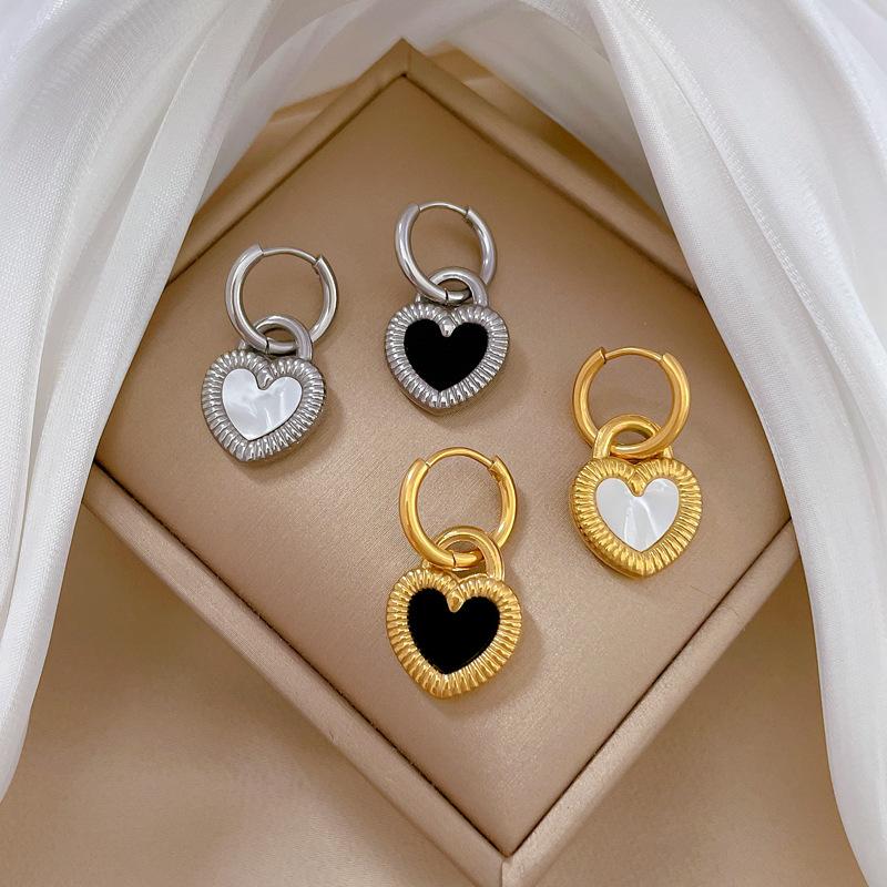 Muschel Liebe Minimalistische Ohrstecker Kalte Herren- und Damenohrringe Persönlichkeit Temperament Bankett-Ohrringe