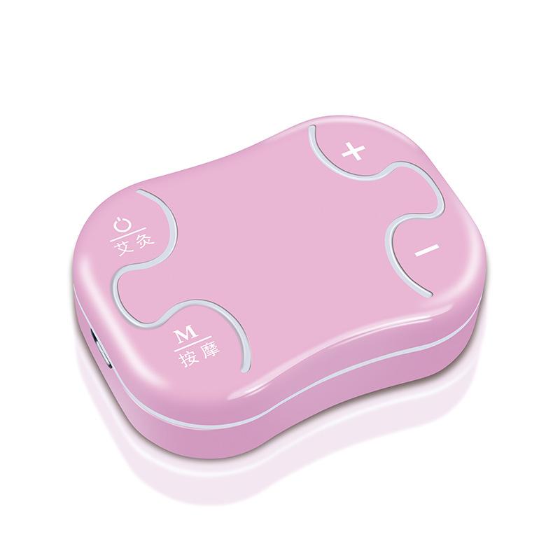 Mini tappetino massaggiante intelligente, massaggiatore per moxibustione, strumento per massaggio dei punti di agopuntura, apparecchio eutilico per agopuntura, scatola portatile per moxibustione senza fumo