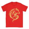 Unisexs TShirts Chinese New Year 2026 Fire Horse Year of The Horse Humorous Cotton Tees Short Sleeve T Shirts O Neck Clothes