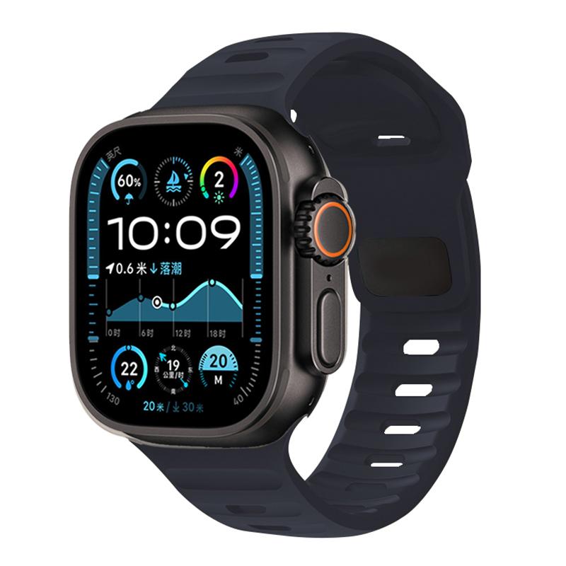 Armband für Apple Watch Band 44mm 49mm 45mm 46 42mm 40mm 41mm Sport Silikonarmband correa iwatch Serie 7 6 3 se 8 9 10 ultra 2