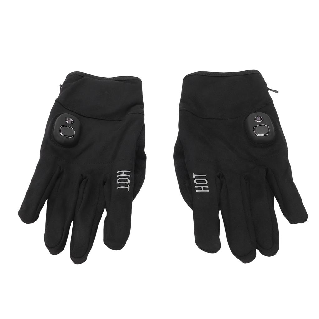 Electric Heated Winter Gloves USB Charging Heated Riding Motorcycle Gloves for Outdoors Cycling