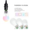 16 Farben RGB Glühbirne LED Mehrfarbige Glühbirne E27 220V Haushaltsbeleuchtung Dimmbar 24 Tasten Fernbedienung Smart Lampe Atmosphärenlicht