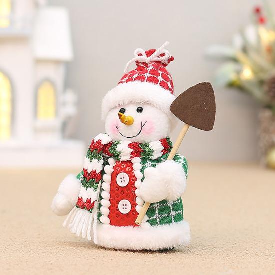 Christmas Decorations Reindeer Snowman Ornament Cartoon Festive Hanging Decor for Home Party Tree Indoor