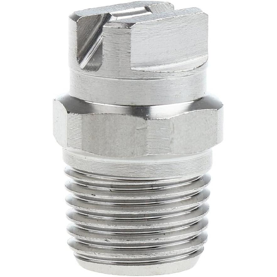 Baosity 5 Pieces 1/4 Inch High Pressure Washer Spray Fan Nozzle Tip 65 Degree Stainless Easy To Install