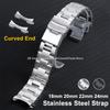 Curved End Stainless Steel Watch Bracelet for Seiko Skx007/009 Business Strap 20mm 22mm Band for Men Solid Metal Dive Watchband