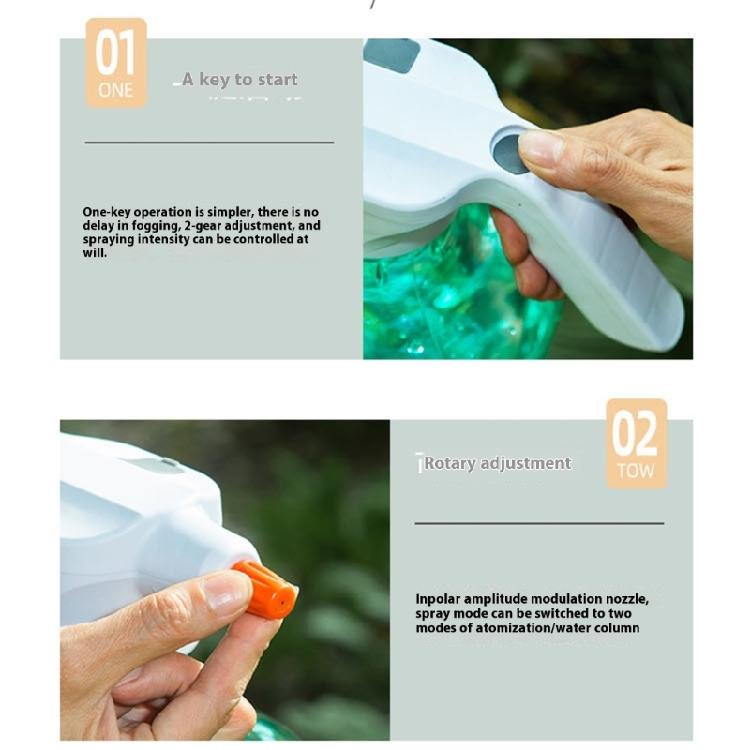 Wireless 3L Plant Sprinkler Electric Watering Can Device With Ergonomic Handle For Efficient Indoor Outdoor Irrigation