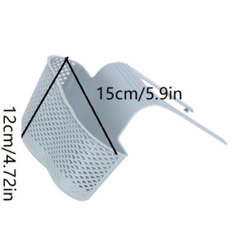 Sink Draining Hanging Basket Adjustable Kitchen Accessories Sink Bag Soap Sponge Shelf Faucet Holder For Bathroom